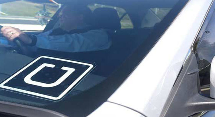 Crash When Driving for a Rideshare Service