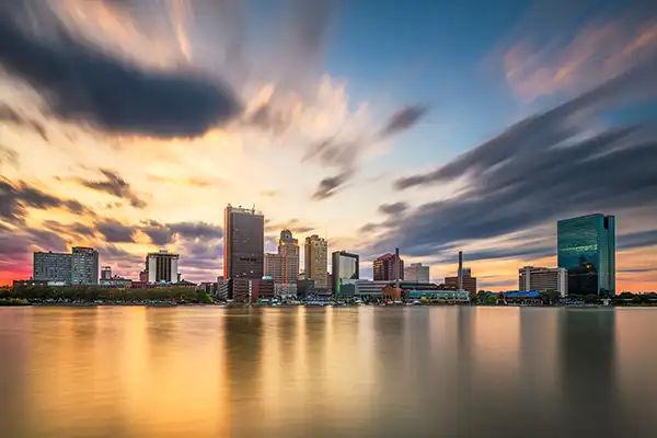 Toledo, Ohio skyline